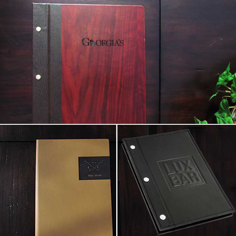 Custom wine bar books for restaurants, hotels, clubs, bars