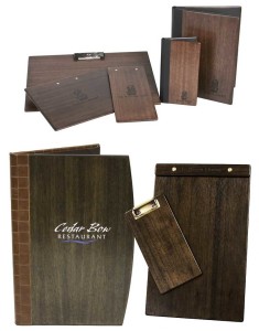 Wood Boards and Menu Covers