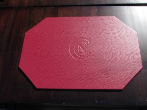 mitered-leather-placemat-textured-debossed